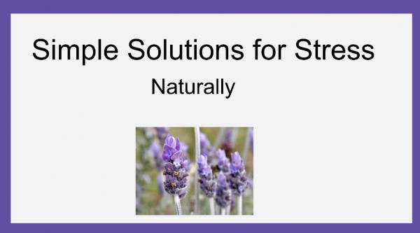 Image for event: Simple Solutions for Stress: Essential Oils
